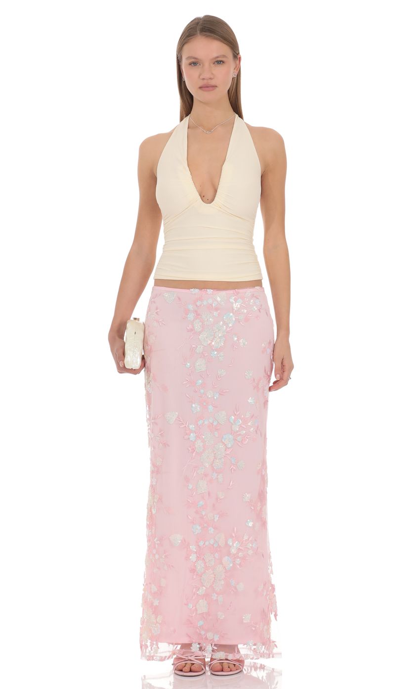 Product image for Makayla Embellished Maxi Skirt