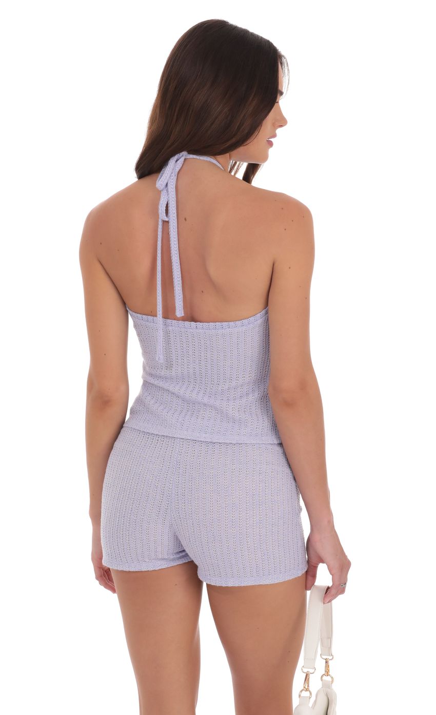 Picture Crochet Rosette Shorts in Lavender. Source: https://media-img.lucyinthesky.com/data/product-media/850xAUTO/f09fc54f-7343-416b-91a2-9f1516c506c5.jpg