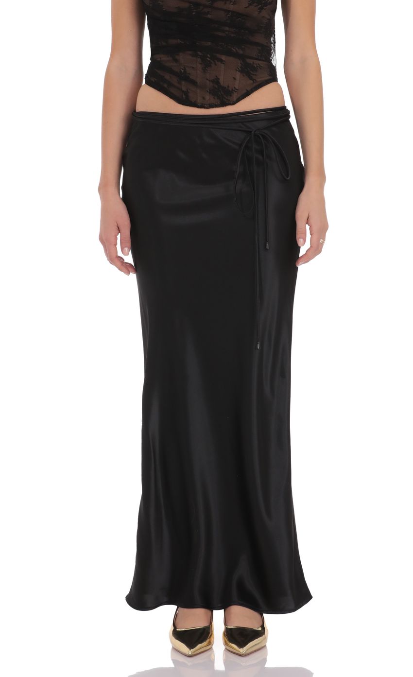 Product image for Paloma Satin Maxi Skirt