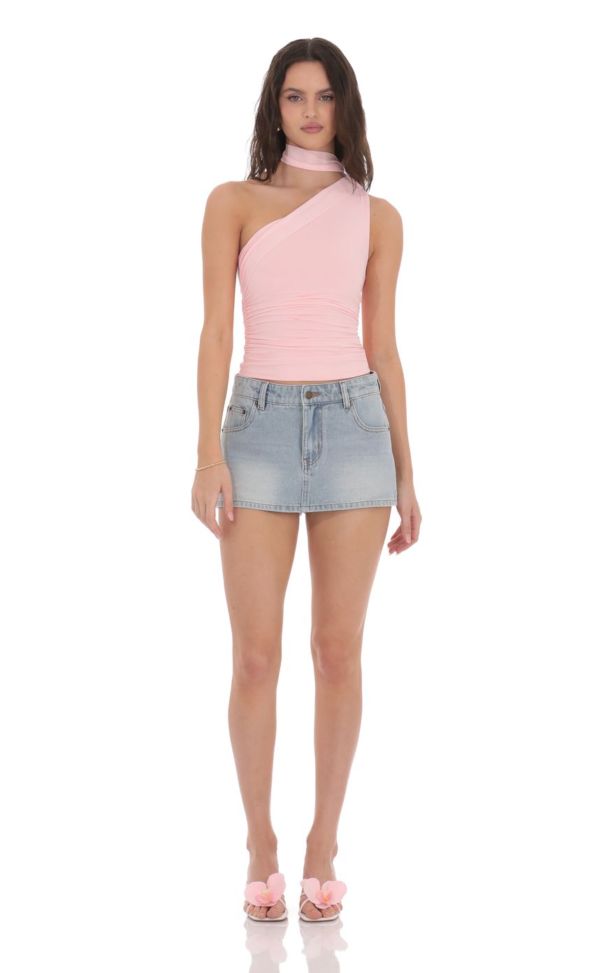 Picture Mesh Scarf Halter Top in Pink. Source: https://media-img.lucyinthesky.com/data/product-media/850xAUTO/f203bb6c-ff4b-4b52-9362-793cb55bea22.jpg