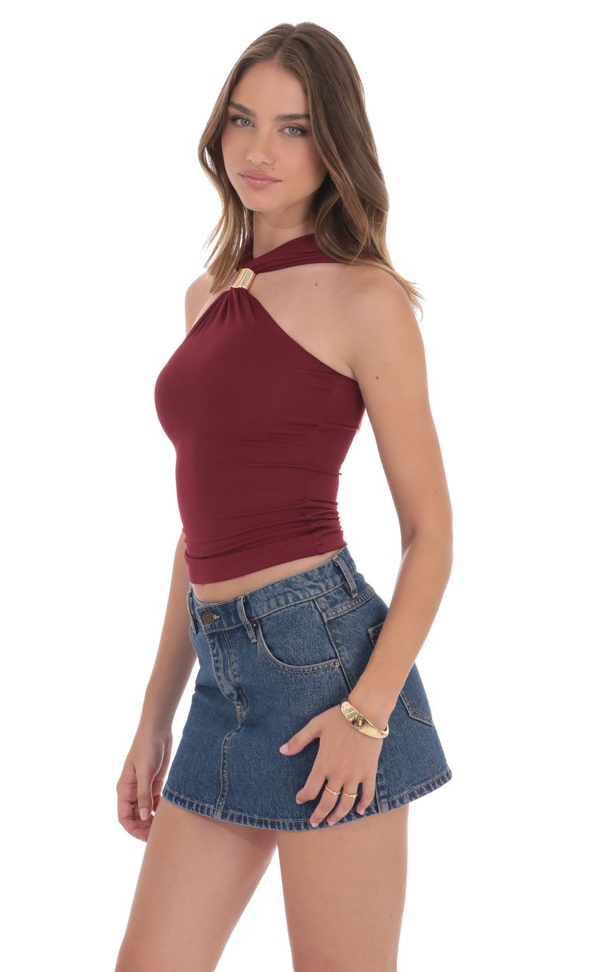 Picture Gold Embellished Top in Burgundy. Source: https://media-img.lucyinthesky.com/data/product-media/850xAUTO/f3f0af85-59d2-4ec5-998e-6c0927e8bef0.jpg