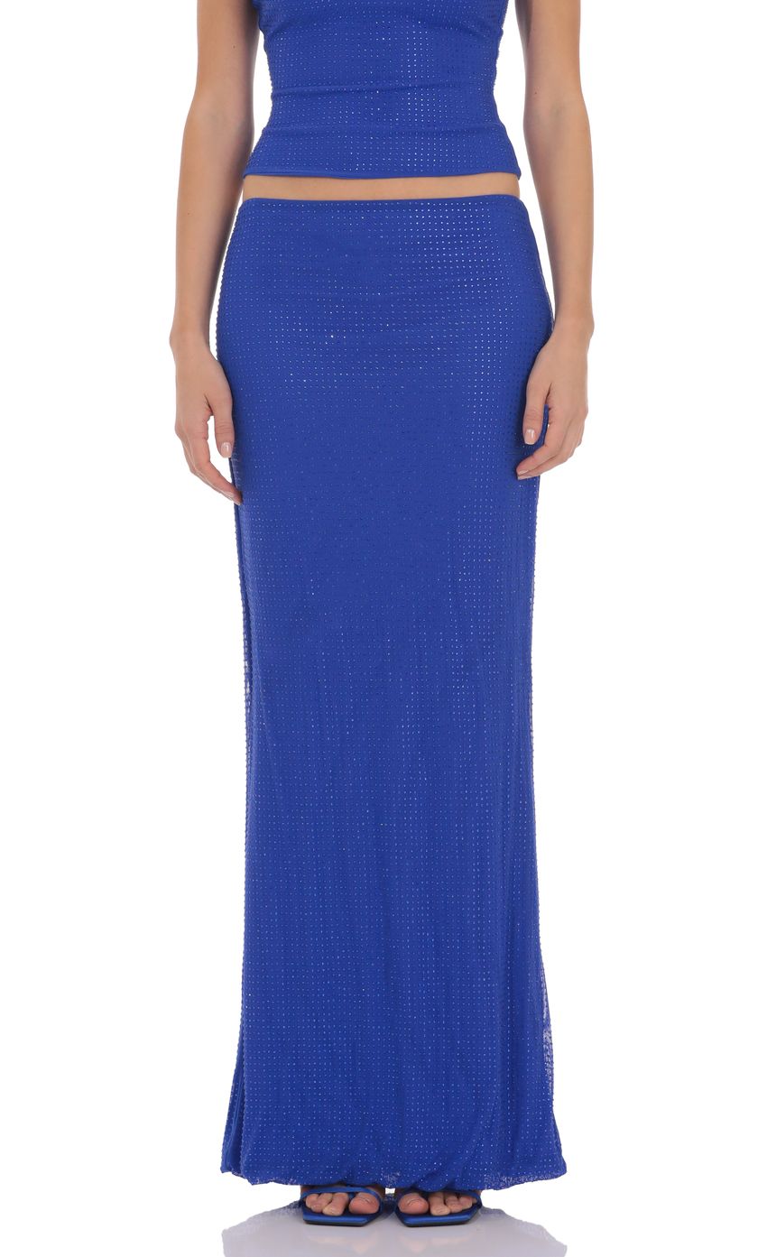 Product image for Elsie Rhinestone Maxi Skirt