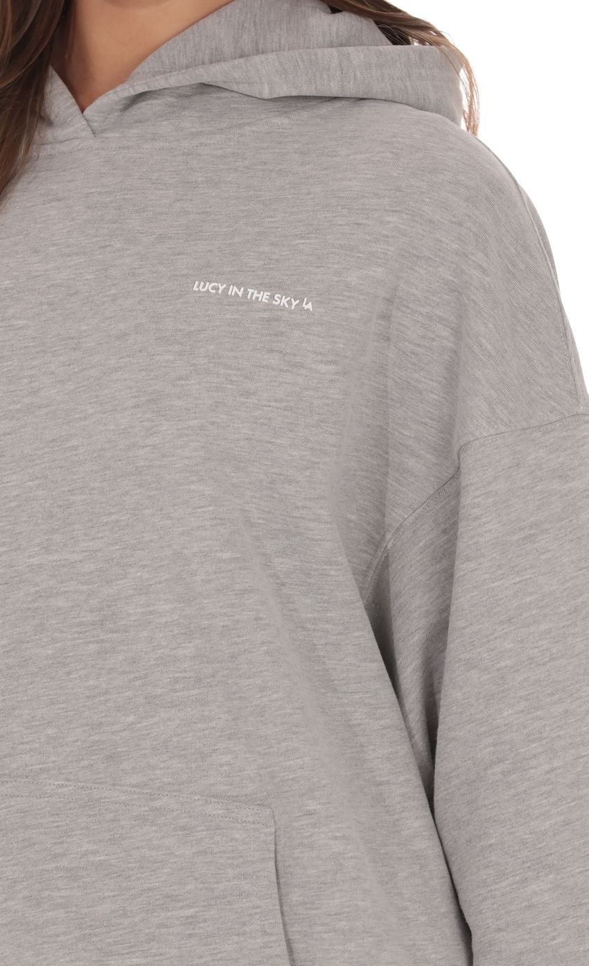 Product image for Fleece Lucy Hoodie in Grey