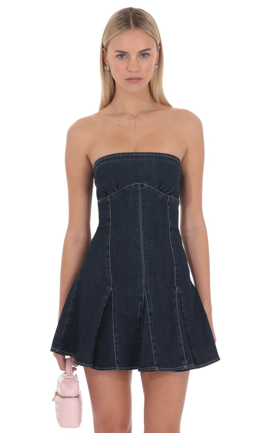 Product image for Rovelle Denim Mini Dress