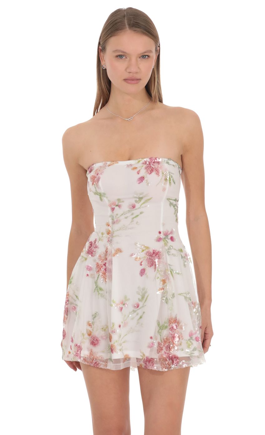 Product image for Melody Mini Dress in White