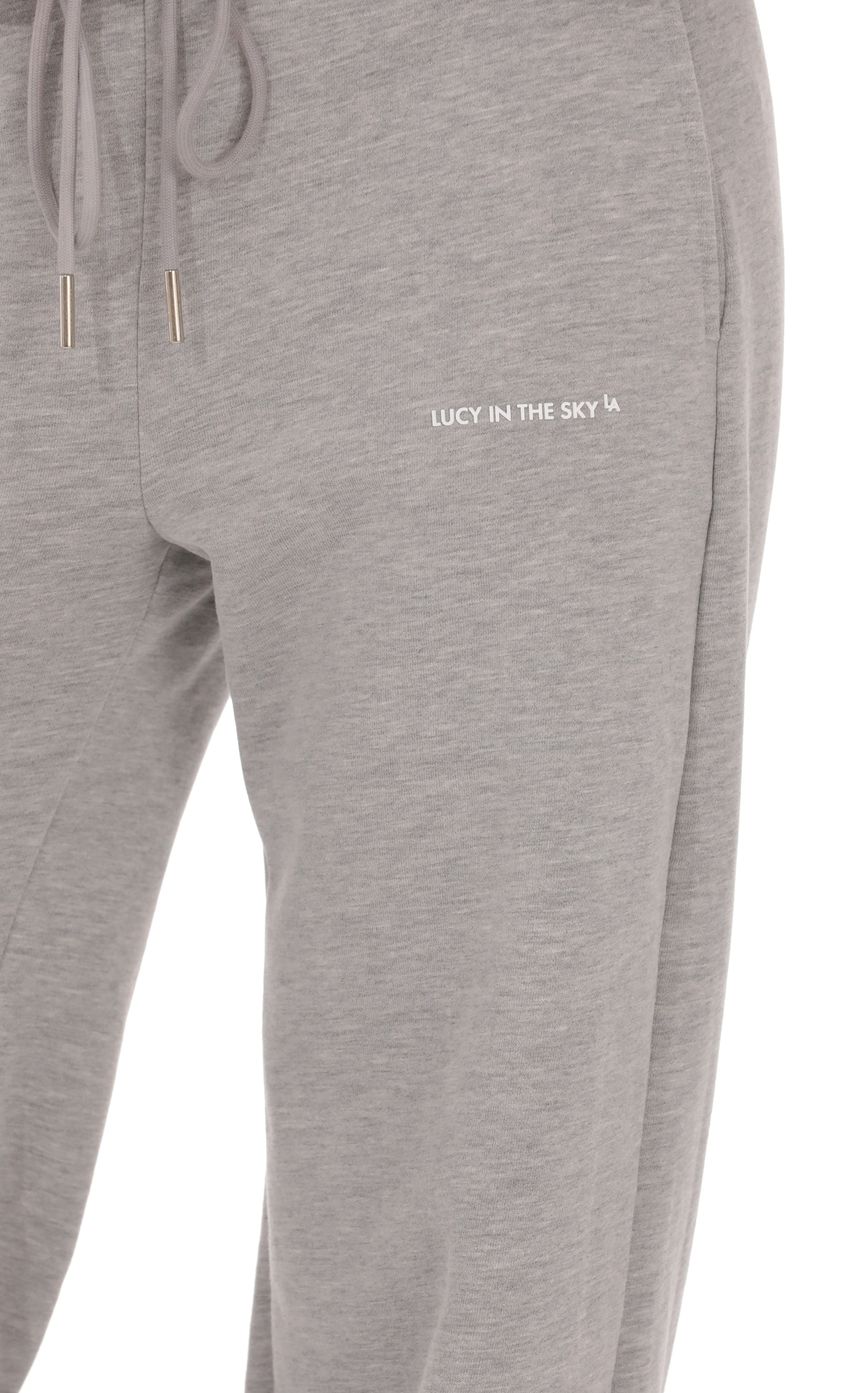 Изображение товара для Прямые флисовые брюки серого цвета