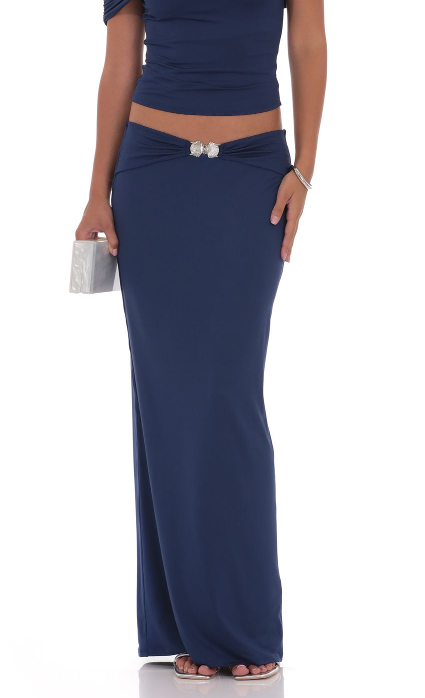 Product image for Embellished Skirt in Navy