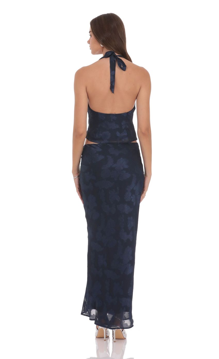 Изображение товара для Макси-юбка с тропическим принтом