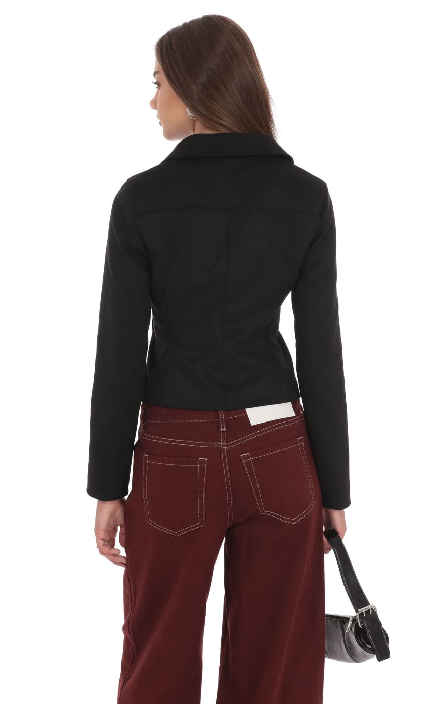 Изображение товара для Замшевая куртка на молнии