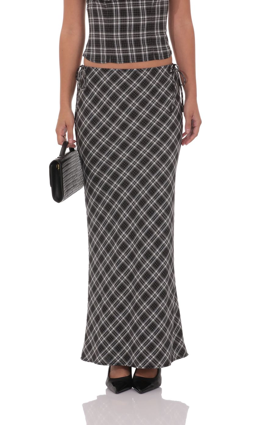 Изображение товара для Макси-юбка в клетку