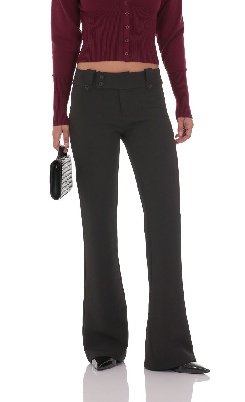 Изображение товара для Черные брюки-палаццо